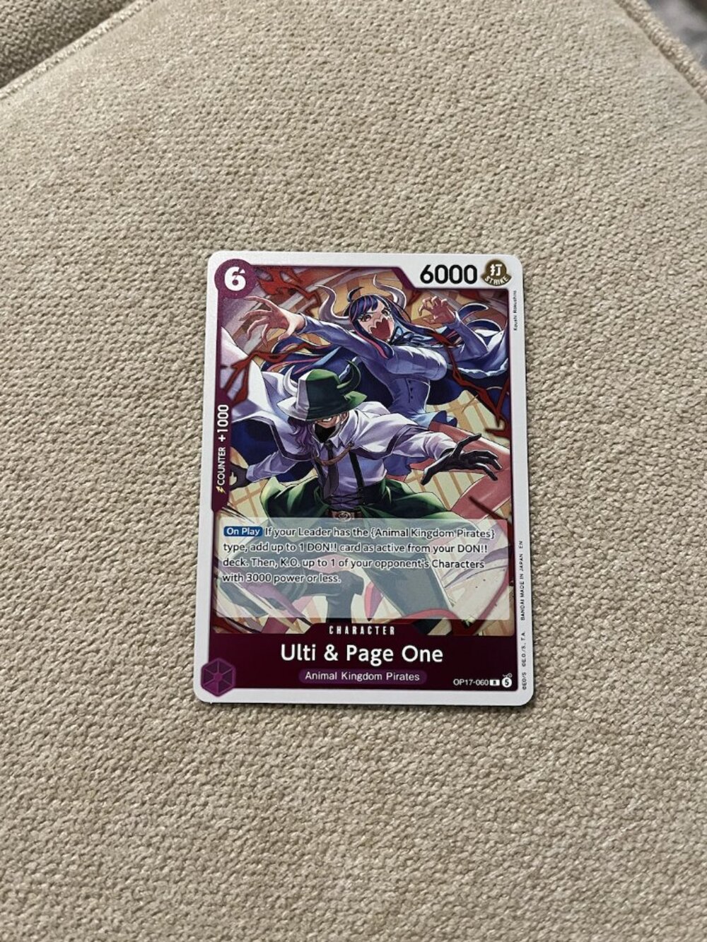 Ulti & Page One [OP17-060] World's Strongest Warriors One Piece Card